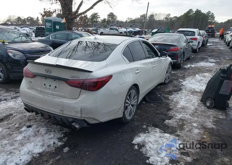 2020 Infiniti Q50 Sport Awd z USA, uszkodzony, nr VIN JN1EV7AR7LM254687